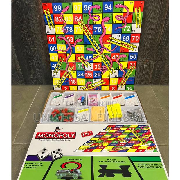 2in1 Monopoly+Snake and Ladders Game - main view