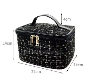 Tweed Luxury Cosmetic Bag Organizer