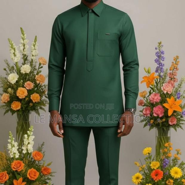 Modern Designer Kaftan Senator Suit - main view