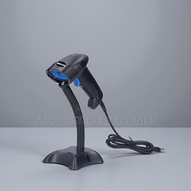 Usb Wired Laser Barcode Scanner With Stand Fast Scanning Speed Design