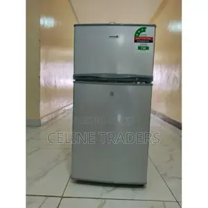 Silver Volsmart 108 Litres Double Door Refrigerator