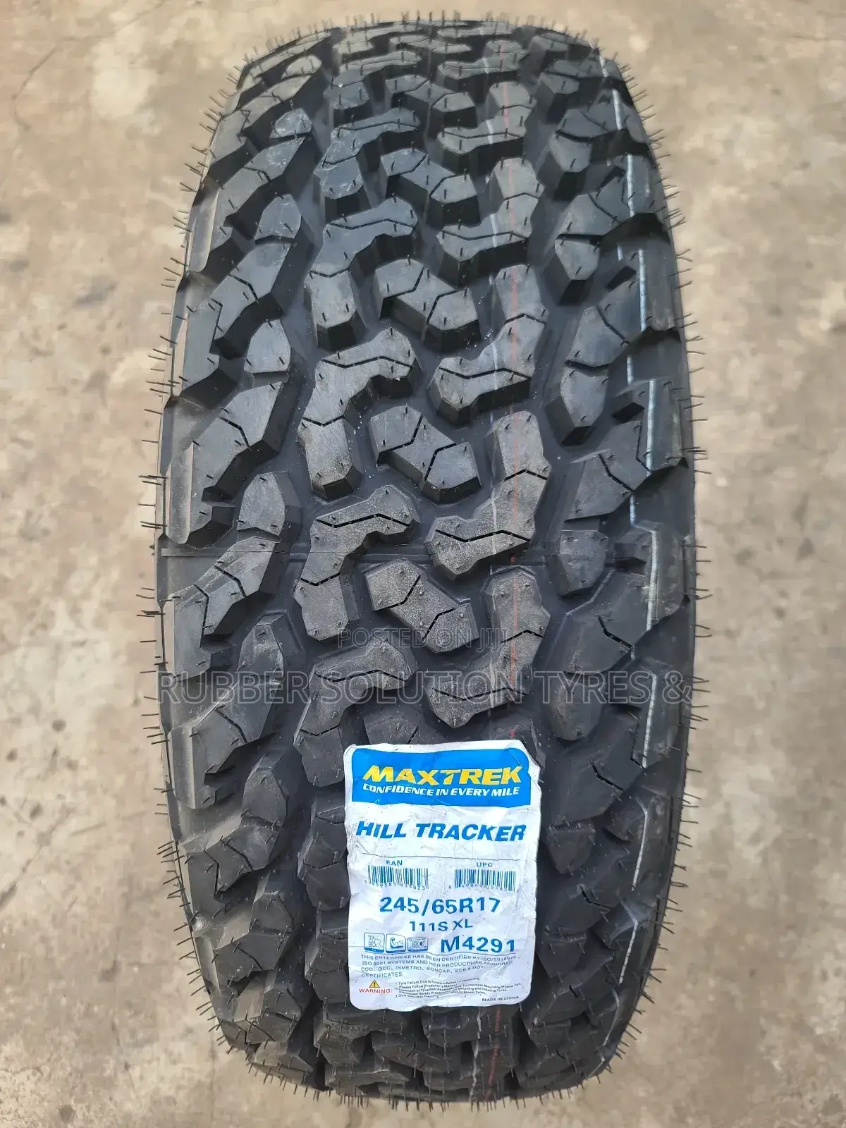 245 /65 R17 Maxtrek Tyres 111S XL a/T All-Terrain Hill Tracker