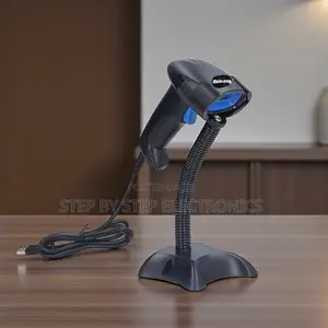 Usb Wired Laser Barcode Scanner With Stand Plug and Play High Speed