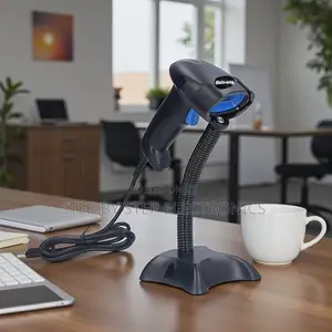 Laser Usb Barcode Scanner With Stand Wide Compatibility High Quality