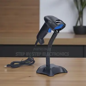 Usb Wired Laser Scanner With Stand Cost Effective Strong Quality Unit