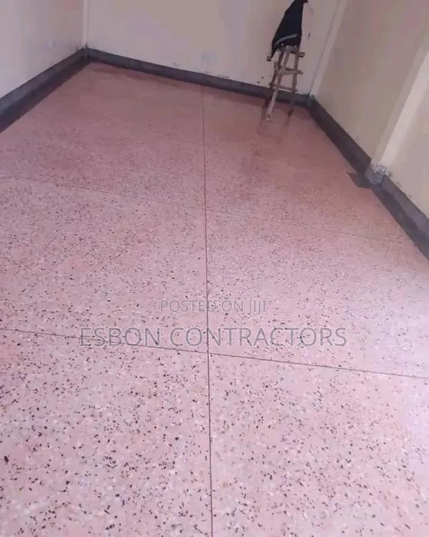 Red Terazzo Work - main view