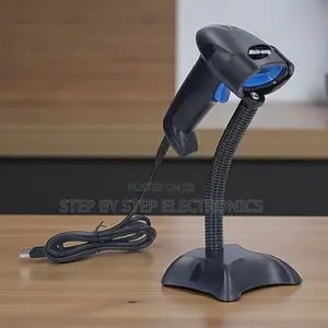 Usb Wired Handheld Laser Scanner With Stand Enhanced Quality Build