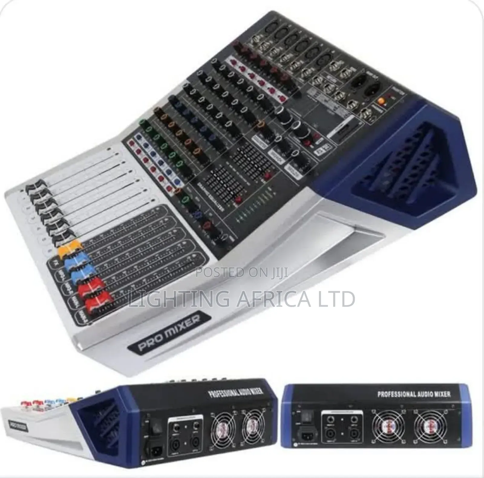 6 Channels Pro Proffesional Powered Mixer With Usb Bluetooth