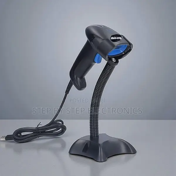 Usb Laser Barcode Scanner With Stand Easy Setup and Top Quality Scan