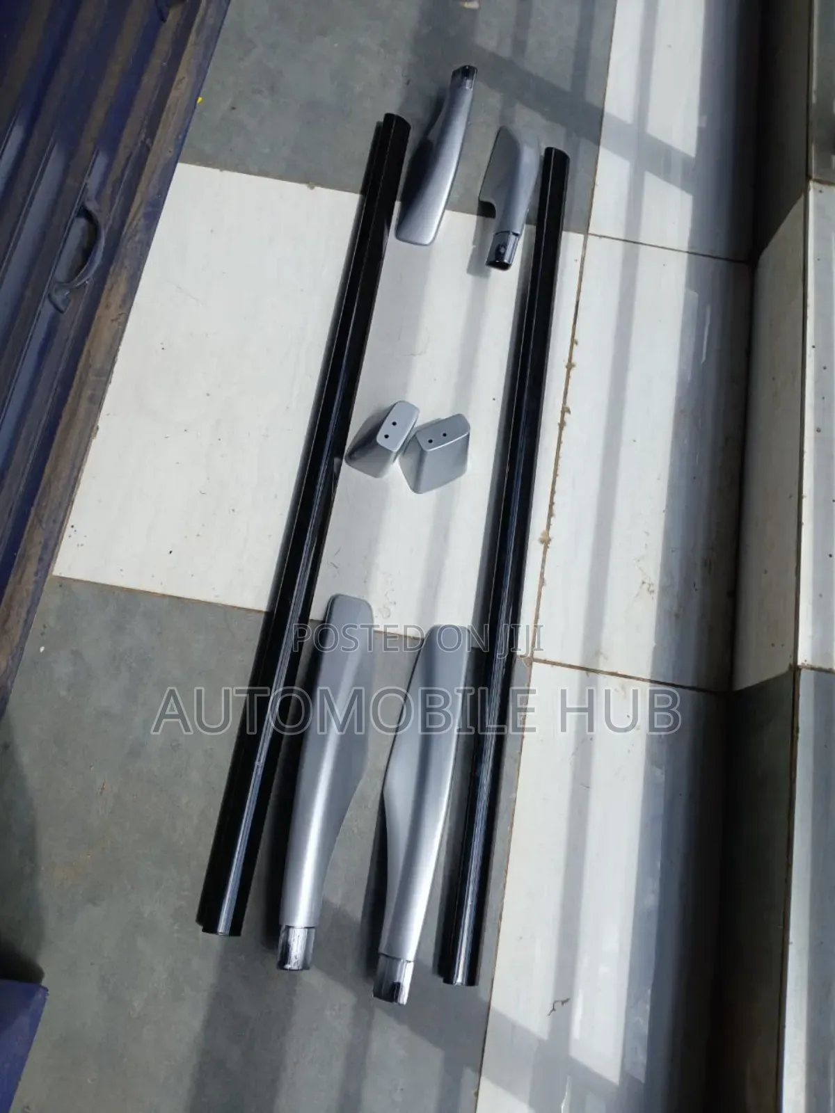 Black Silver Roof Rails | Stylish Car Upgrade | Automobile Hub