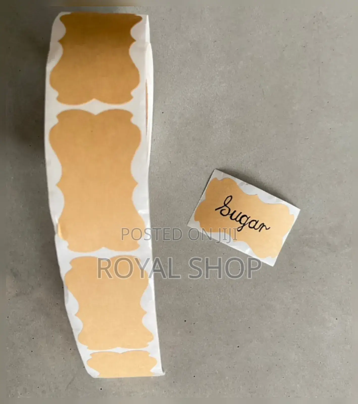 Muddy Kraft Paper Label