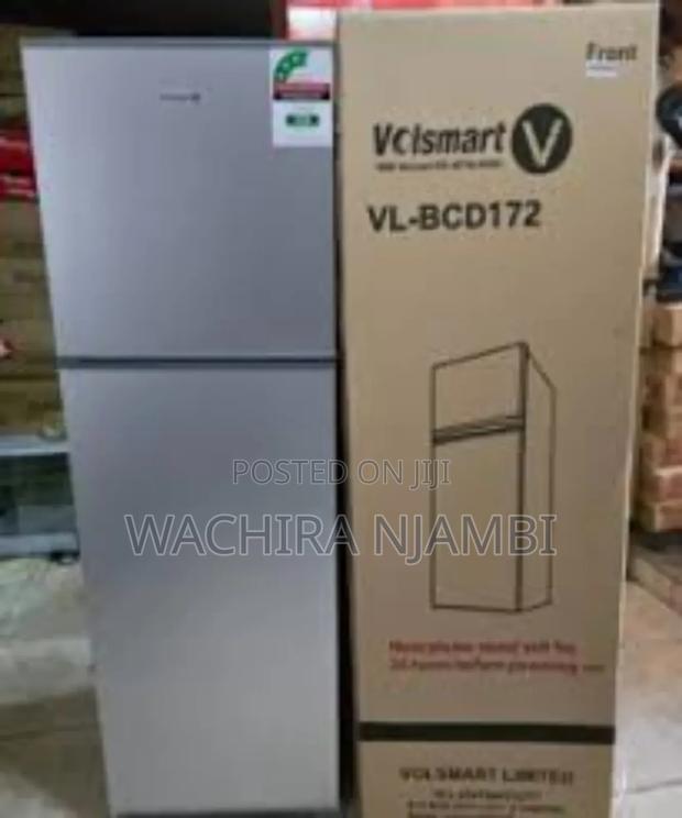 Silver Volsmart 172litres Double Door Refrigerator