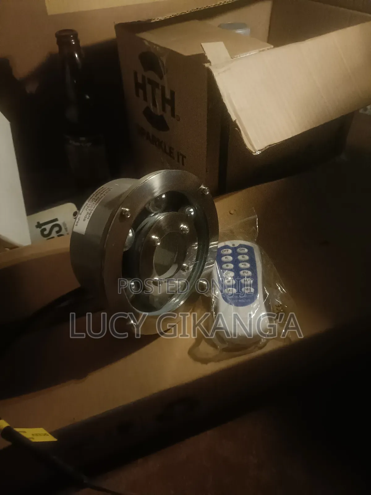 Remote Controlled Fountain Light