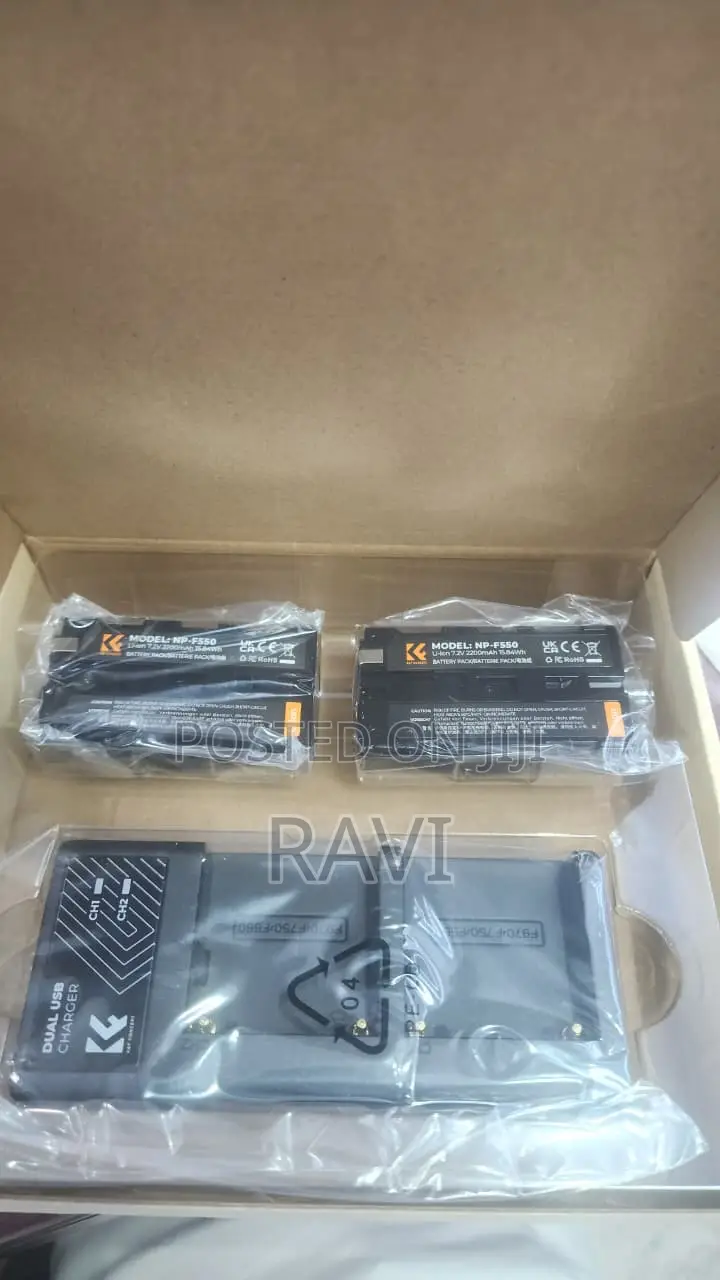 Np-F550 Dual Battery and Charger