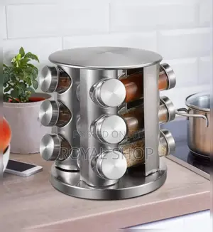 Silver Spice Rack 12pcs