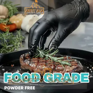 Black Nitrile Gloves