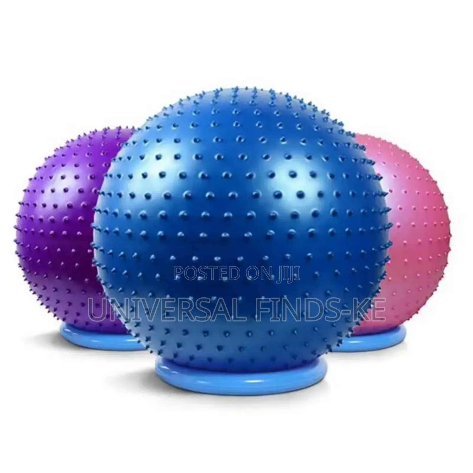 Spiked Exercise Yoga Ball Anti-Burst/ Slip Has Free Electric Pump