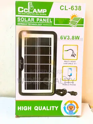 6 Volts Solar Charger 3.8 Watts