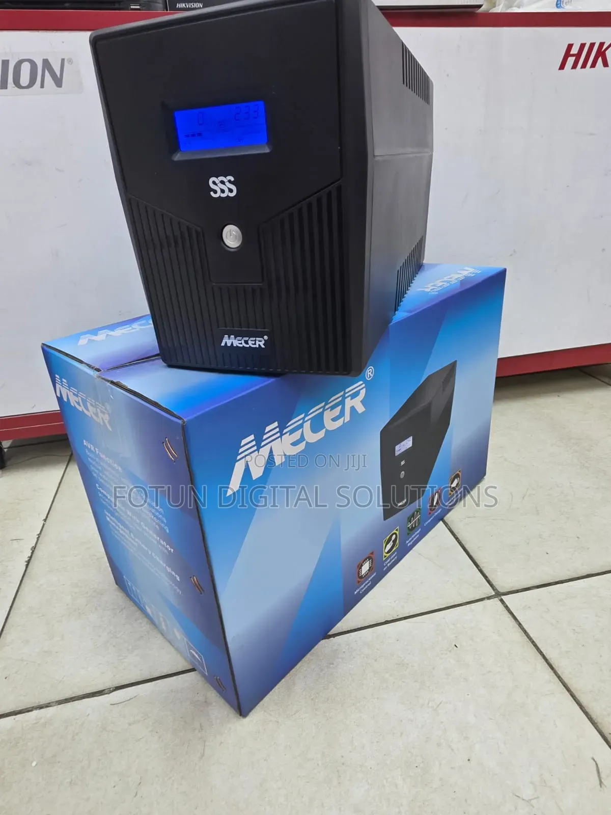 Mecer 2000va U0s 2 Back to Back Port and 3 Pin Port