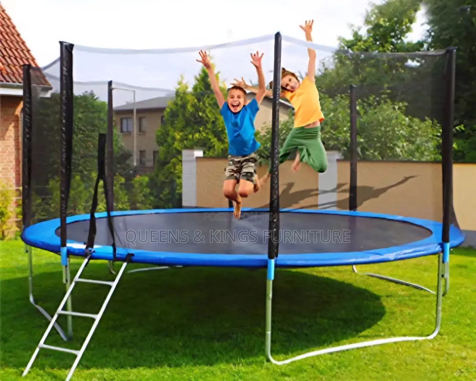 4ft Kids and Adults Heavy Duty Trampoline Strong Steel Frames Safety