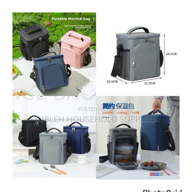 Premium 2 Compartment Insulated Lunch Bag With Large Capacity - thumbnail 2