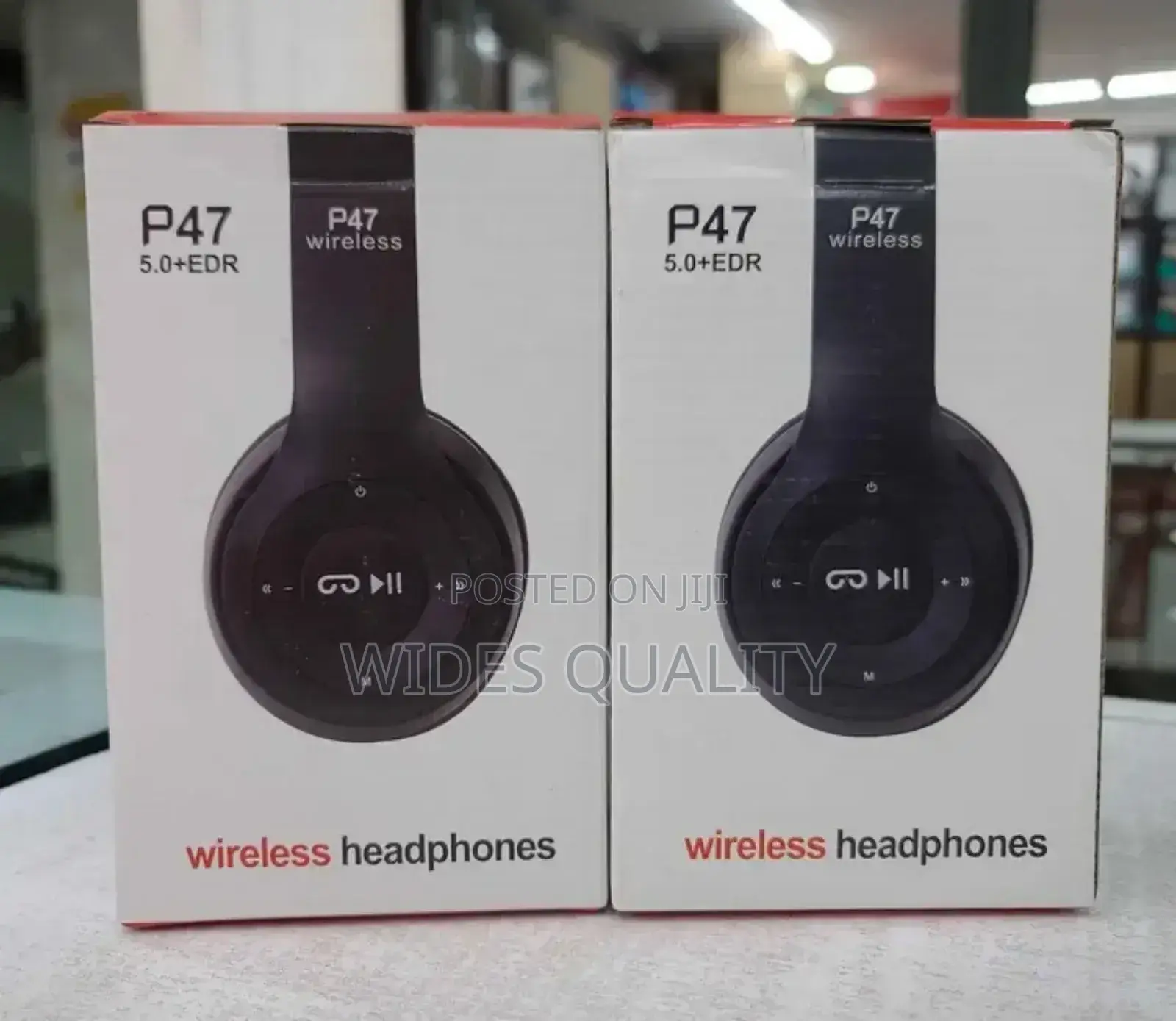 P47 Headphones. Bluetooth Rechargeable Headphones