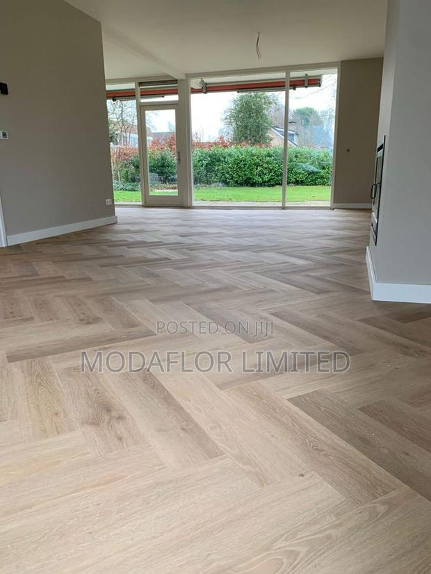 Herringbone SPC Floor for Homes Offices - main view