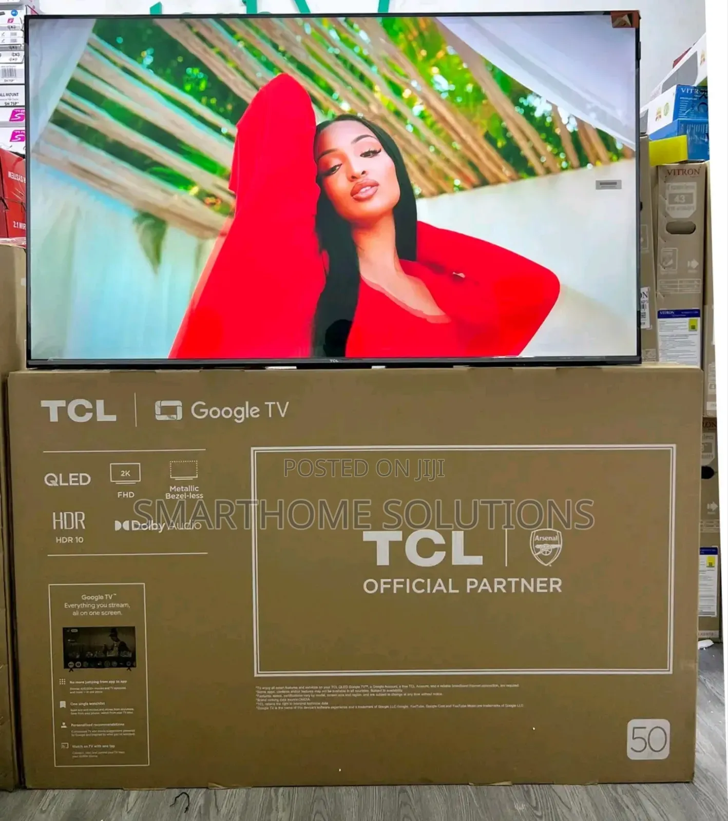 Tcl Qled 50” Inch 50