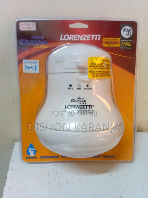 Hot Water Shower. Lorenzetti Hot Shower Head