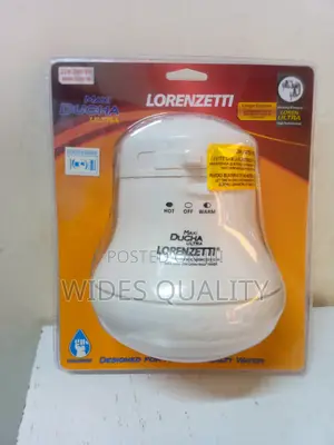 Hot Water Shower. Lorenzetti Hot Shower Head