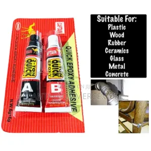 Captain Quick Epoxy Adhesive 2-Ton Resin Hardener 4 Min 6g+6g Brand