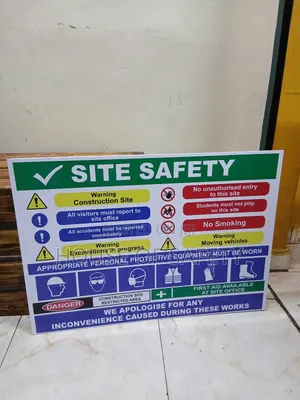 Warning Site Safety Signages _a1