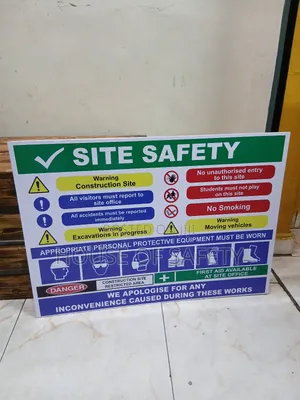 Warning Site Safety Signages _a1
