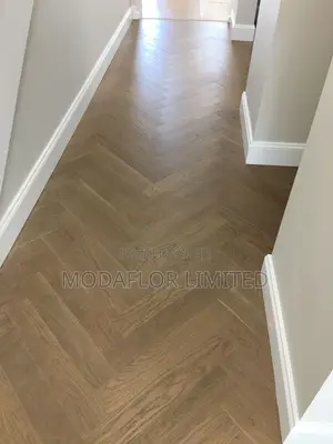 Herringbone Pattern SPC Flooring – Premium Quality