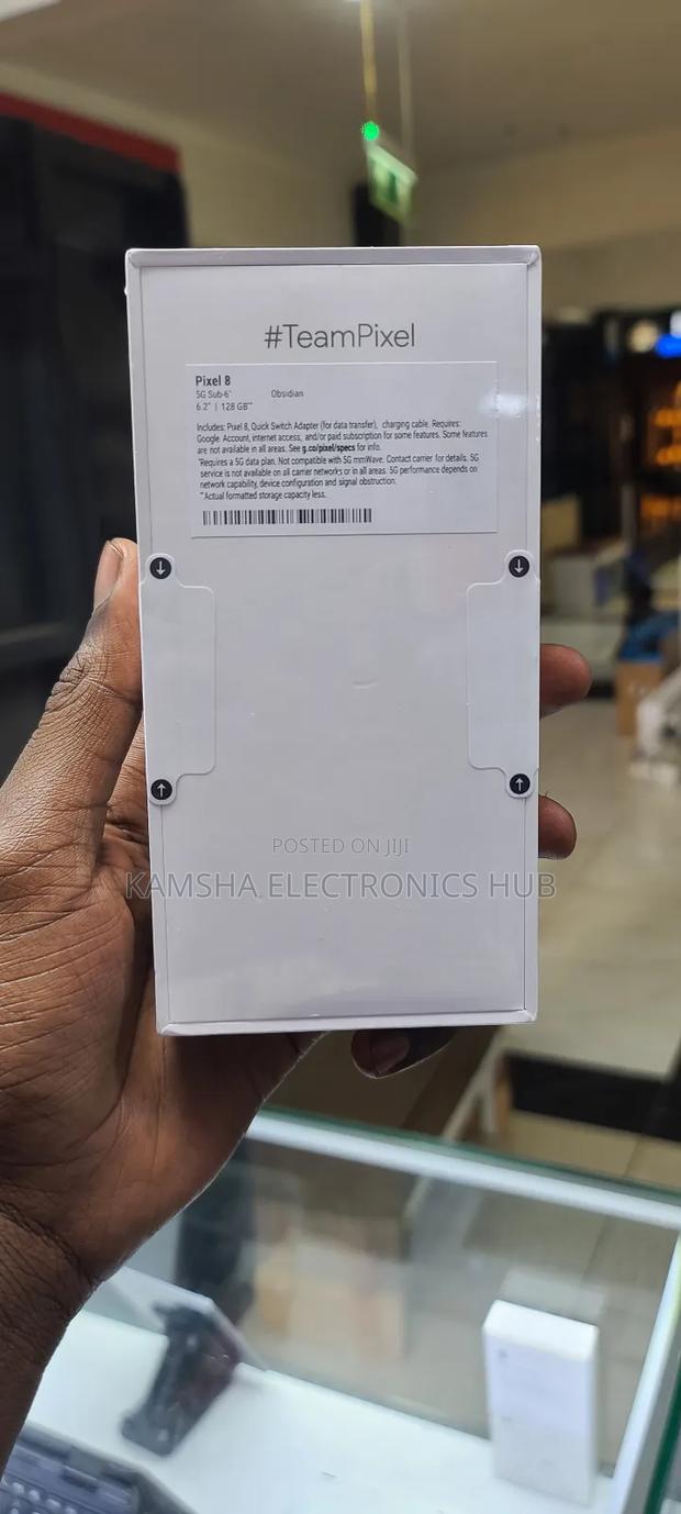 New Google Pixel 8 128 GB Black - thumbnail 2