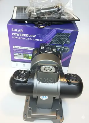 Solar Light 4g 4mp Triple Lens (Three) Solar Powered PTZ Camera
