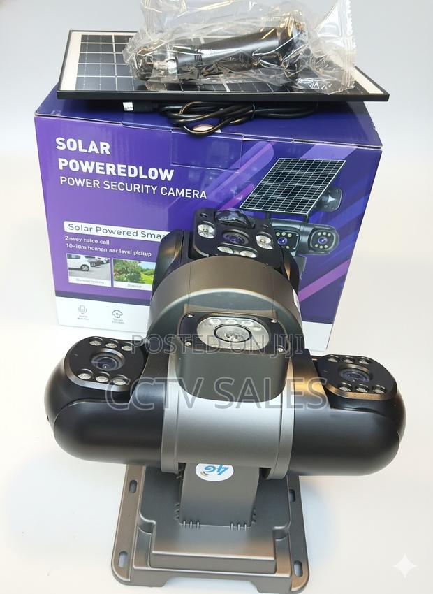 Solar Light 4g 4mp Triple Lens (Three) Solar Powered PTZ Camera - main view