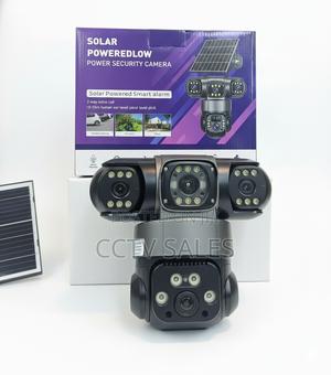 Solar-Powered Triple-Lens PTZ Camera With Multi-Angle Rotation,4g - thumbnail 2