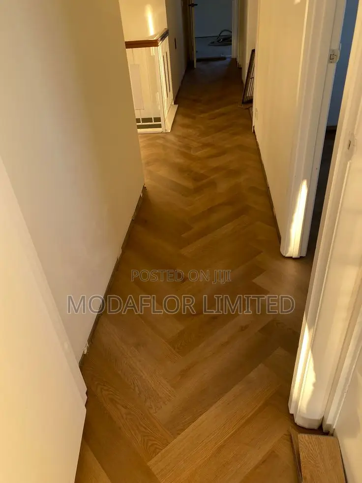 Modern Herringbone SPC Floor – Stylish Tough