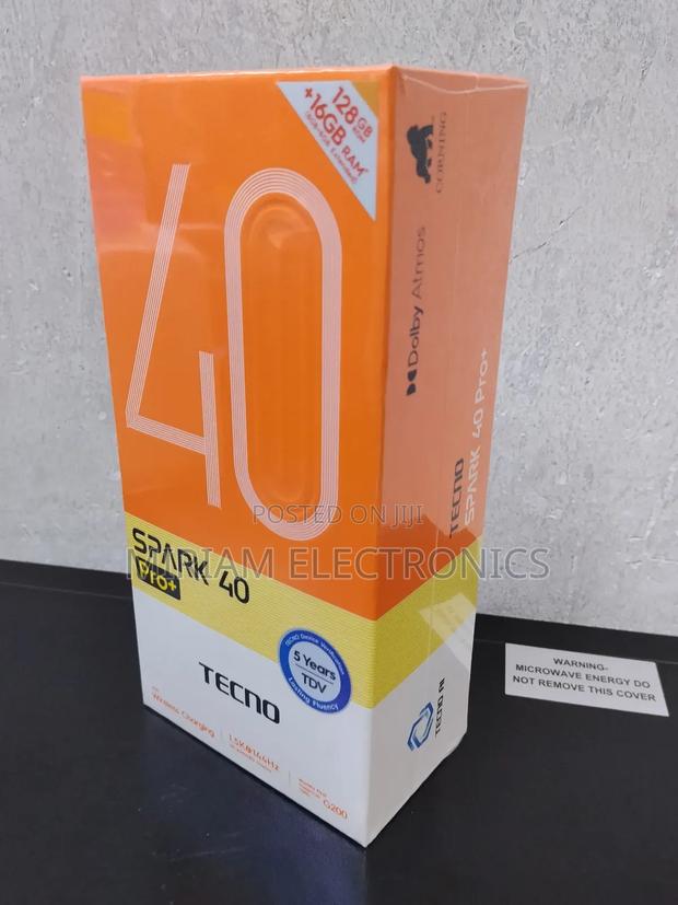 New Tecno Spark 40 Pro+ 256 GB Black - thumbnail 2
