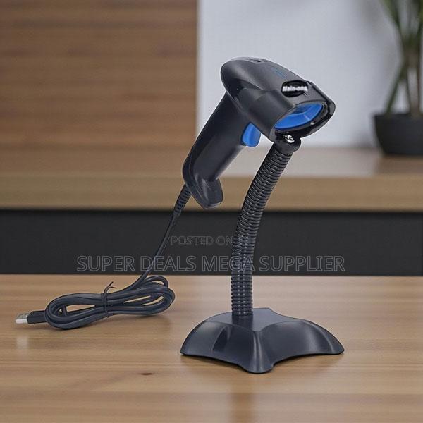 Usb Wired Laser Barcode Scanner With Stand Fast Scanning Speed Design
