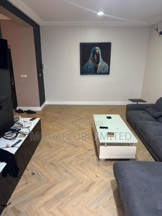 Modern Herringbone SPC Floor – Stylish Tough - main view