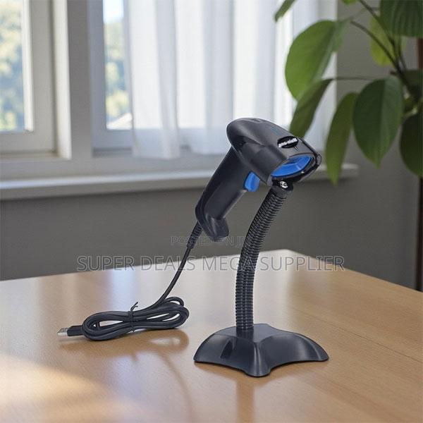 Handheld Usb Laser Scanner With Stand Automatic Detection Feature