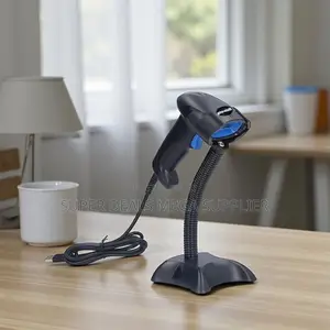 Laser Usb Barcode Scanner With Stand Wide Compatibility High Quality