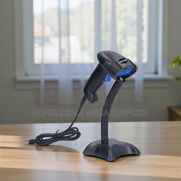 Usb Wired Barcode Scanner Reader With Stand Hand Free Reading Option