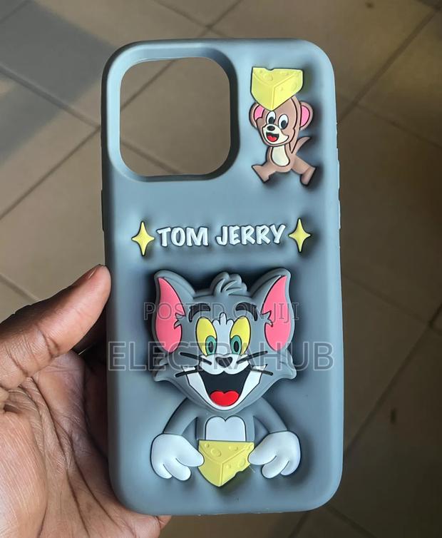 Tom and Jerry iPhone 14/15 Pro Max Stylish Silicone Case - main view