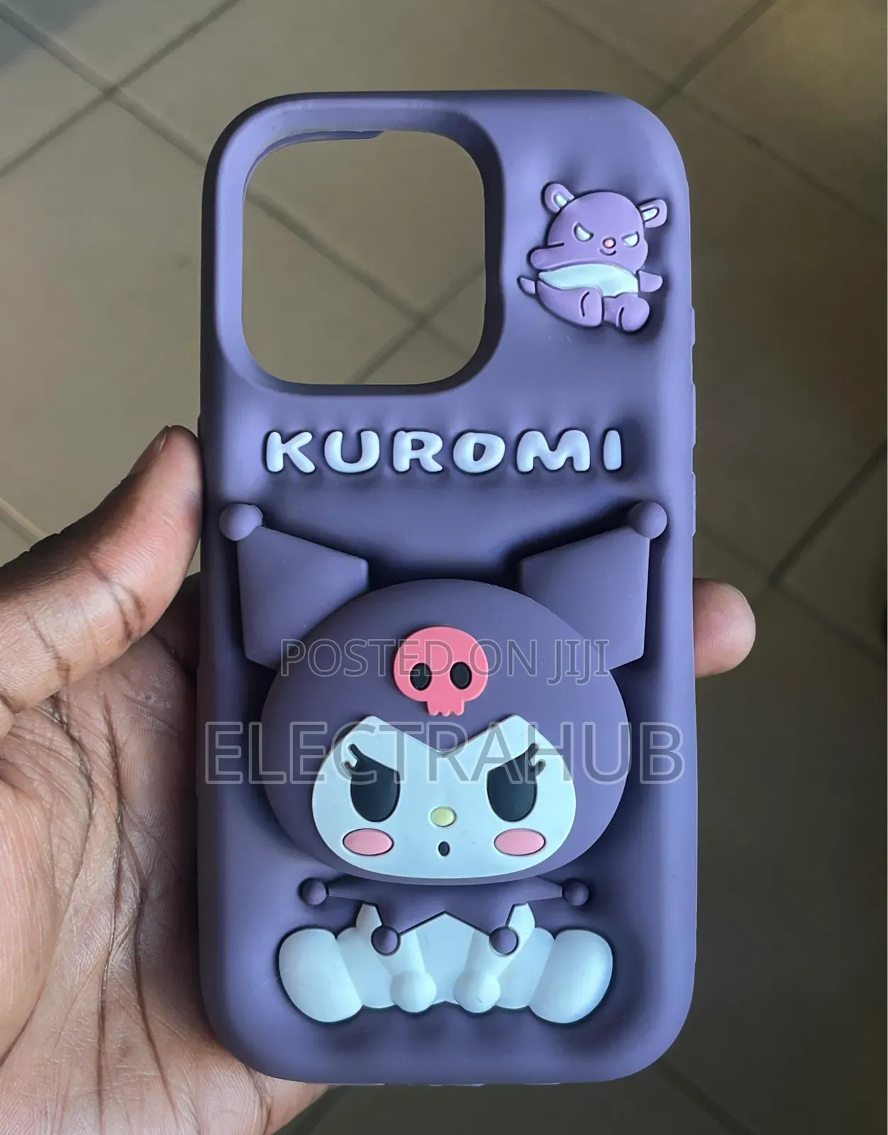 Kuromi With a Pop Case iPhone 16 Pro Silicone Case