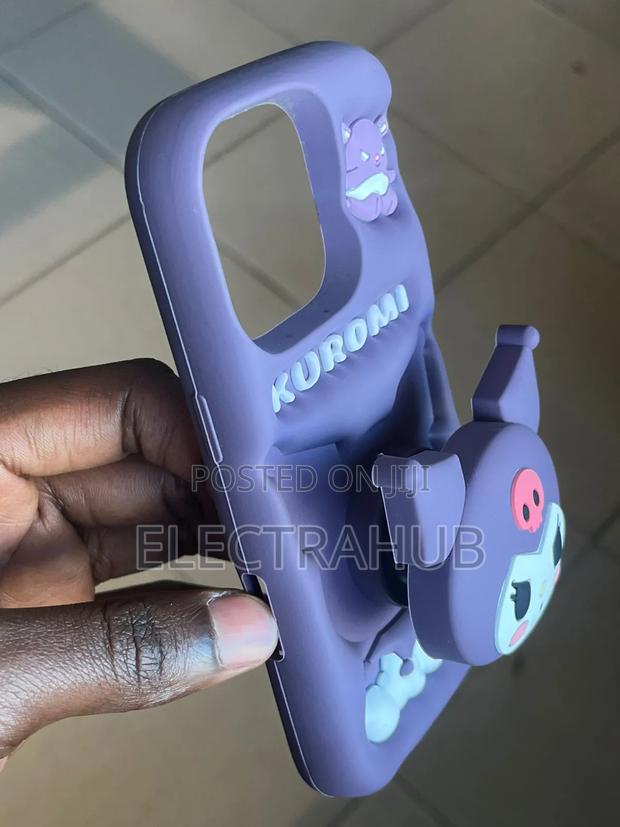 Kuromi With a Pop Case iPhone 16 Pro Silicone Case - thumbnail 2