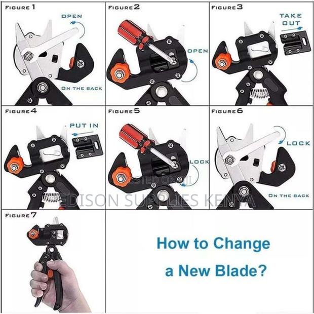 Garden Tree Grafting Pruning Tool Kit - 2-in-1 Pruner Shears - thumbnail 6
