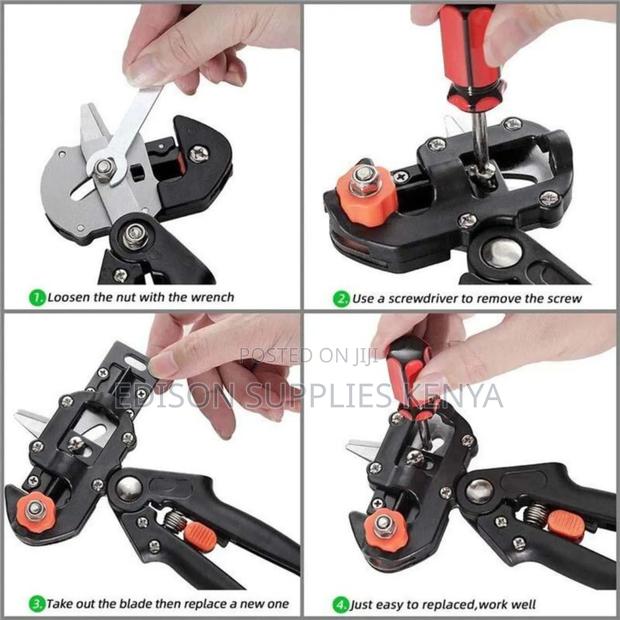 Garden Tree Grafting Pruning Tool Kit - 2-in-1 Pruner Shears - thumbnail 7